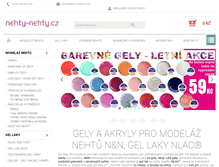 Tablet Screenshot of nehty-nehty.cz